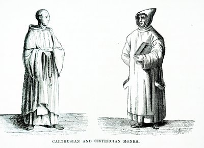 A Carthusian and Cistercian Monk by European School