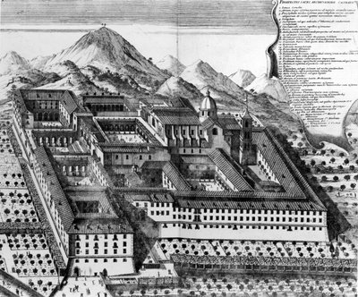 Aerial View of Monte Cassino, Italy by European School