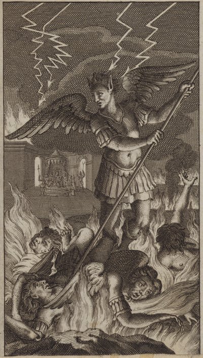 Depiction of hell by European School