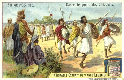 Ethiopian war dance by European School