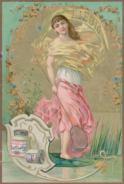 Folk Girl in Pink by European School