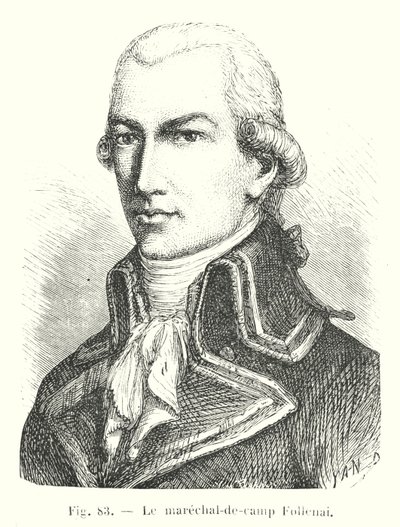 Marshal Follenai (engraving) by European School