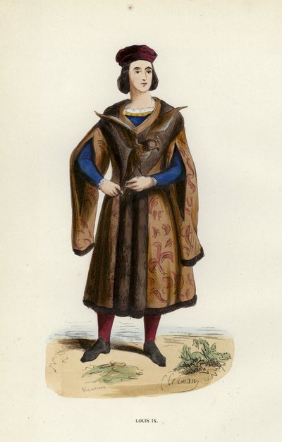 Louis IX by European School