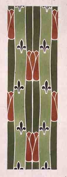 Neo-Gothic banner design by European School
