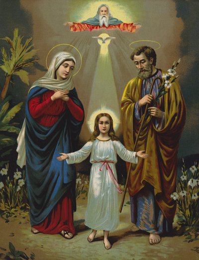 The Holy Family by European School