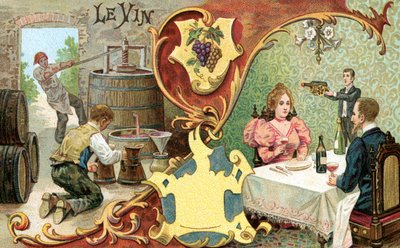 Wine, 1899 by European School