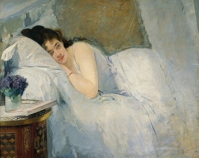 Awakening Girl. Around 1877/78 by Eva Gonzalès