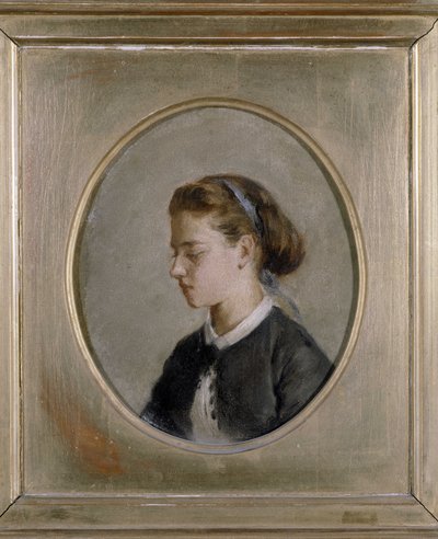 Portrait of a woman by Eva Gonzalès