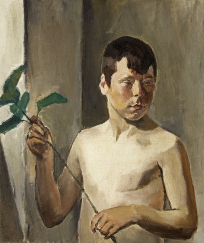 Boy with Leaf by Evan John Walters