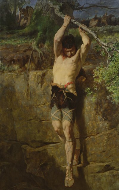 Escape of a Gallic Prisoner by Evariste Vital Luminais