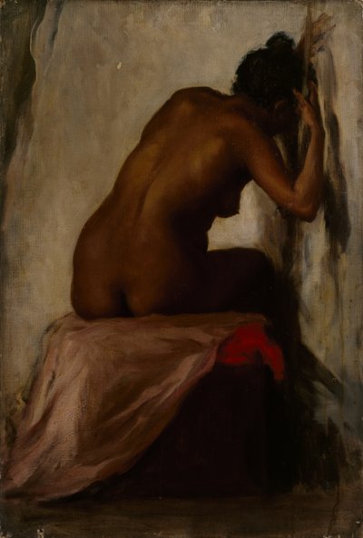 Female Figure Seated, c.1898 by Evelyn Cheston