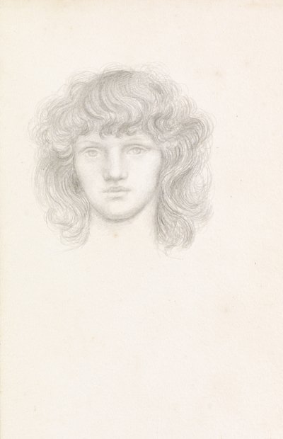 Head of a Girl by Evelyn De Morgan