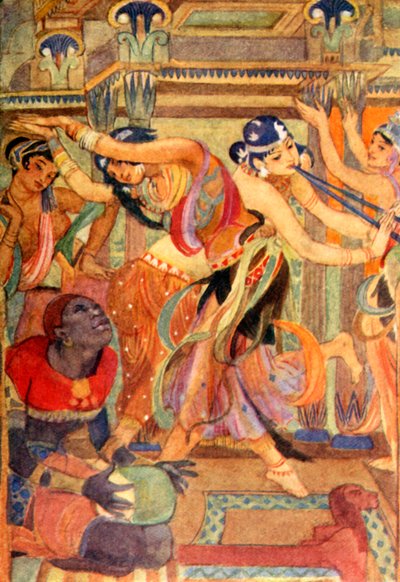 The Goddesses as Dancing-girls by Evelyn Paul