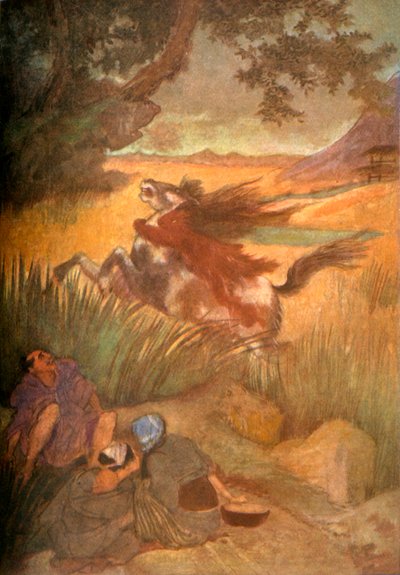 The Kappa and his Victim, 1912 by Evelyn Paul