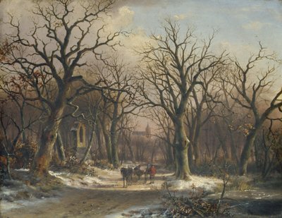 Winter Landscape by Everadus Benedictus Mirani