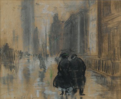 Fifth Avenue by Everett Shinn