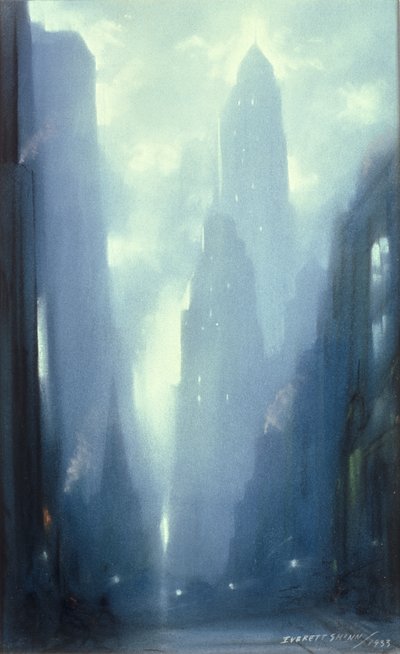 New York at Night by Everett Shinn