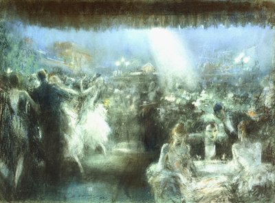 Rooftop Cafe by Everett Shinn