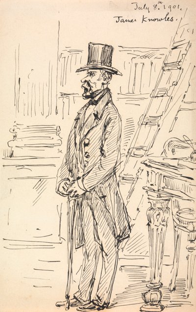 Sir James Thomas Knowles by Eyre Crowe
