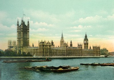 The Houses of Parliament, c1900s by Eyre and Spottiswoode