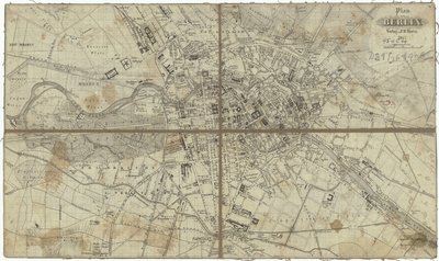 Plan of Berlin by F.H. Morin