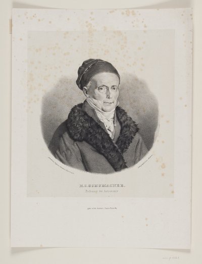 Heinrich Christian Schumacher by F. Ausborn