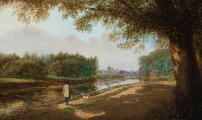 The Thames at Isleworth by F. Holt