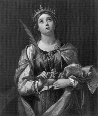St Catherine by F Knolle