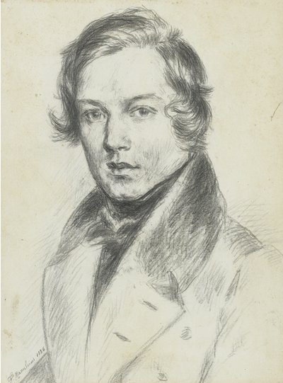 Robert Schumann by F. Mannheim