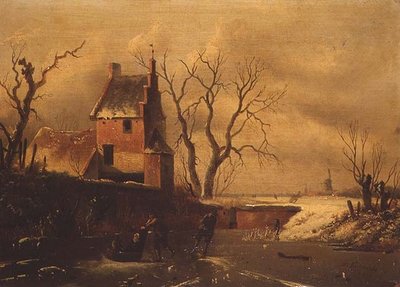 Winter Landscape by F. van Herte