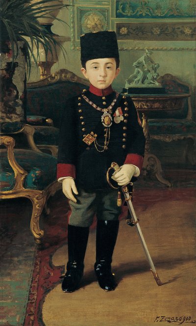 Prince Abdurrahim Hayri Efendi by Fausto Zonaro