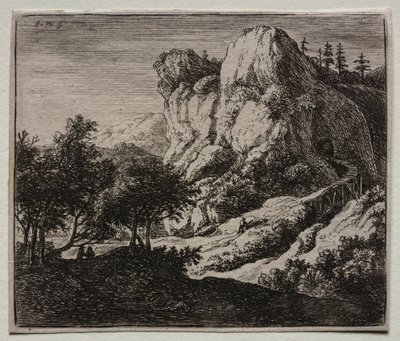Four Landscapes: The Winding Wooden Bridge by Federico Barocci