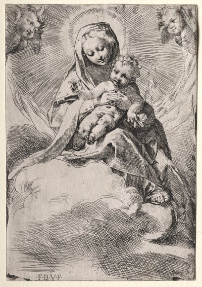 Madonna in the Clouds by Federico Barocci