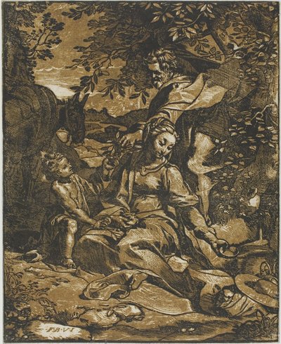 Rest on the Flight into Egypt by Federico Barocci