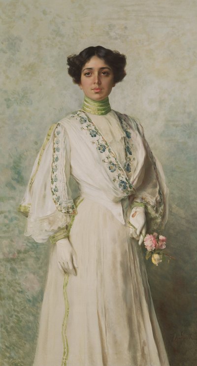 Portrait of Giulia Rosaitricca by Federigo Andreotti