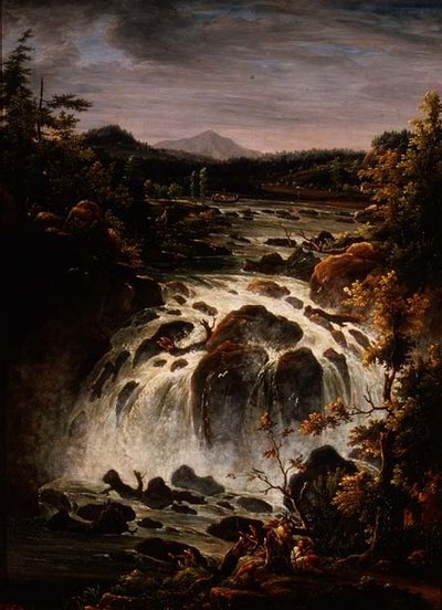 The Imatra Waterfall in Finland by Fedor Mikhailovich Matveev