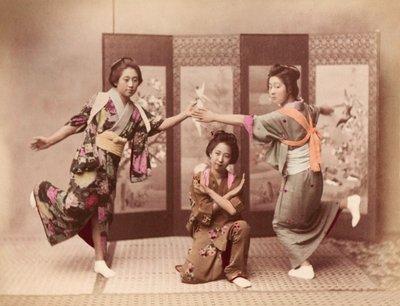 Girls Dancing c.1895 by Felice Beato