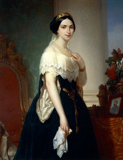 Portrait of Adelaide of Austria by Felice Barucco