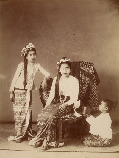 Burmese Princesses by Felice Beato