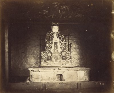 Confucius, Canton by Felice Beato
