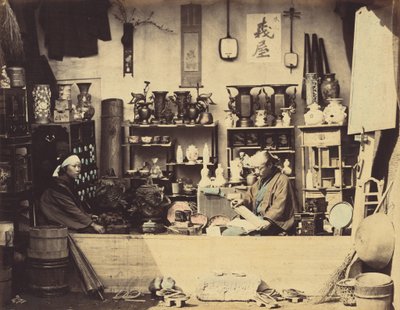 Curio Shop by Felice Beato
