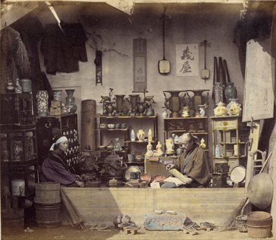 Curio Shop by Felice Beato