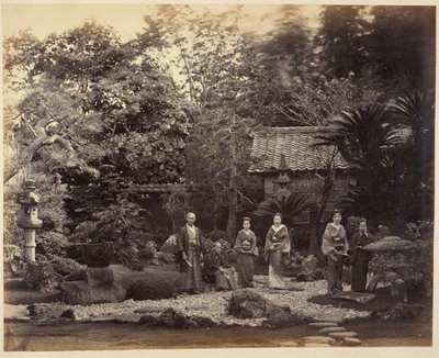 Garden at Harra by Felice Beato