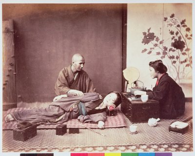 Japanese masseur by Felice Beato