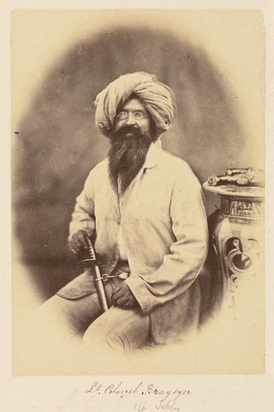 Lieutenant Colonel Braysyer, 14th Sikhs by Felice Beato