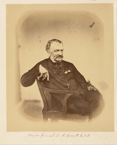 Major-General Sir R. Garrett, K.C.B. by Felice Beato