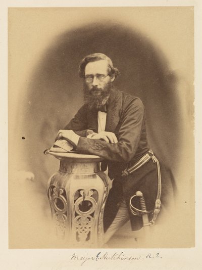 Major G. Hutchinson, R.E. by Felice Beato