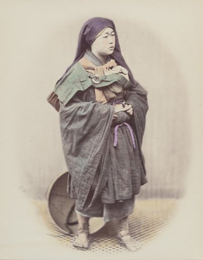 Mendicant Nun by Felice Beato
