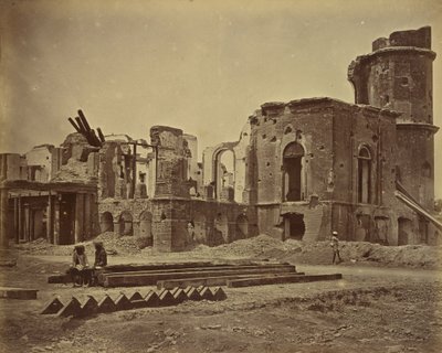 Ruins of the Residency by Felice Beato
