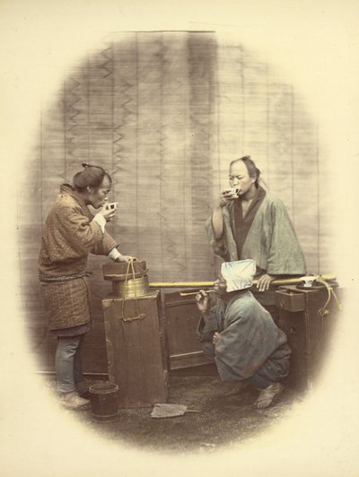 Saki Seller by Felice Beato